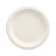 Papstar 50 Teller, Zuckerrohr "pure" ungeteilt &Oslash; 18 cm x 2 cm weiss