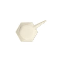 50 Fingerfood - Schalen Zuckerrohr &quot;pure&quot; 15 ml 1,5 cm x 9,5 cm x 6,3 cm weiss &quot;Hexagon&quot;