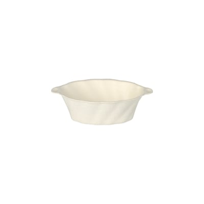 Papstar 50 Fingerfood - Schalen Zuckerrohr &quot;pure&quot; 40 ml 3 cm x 9,5 cm x 6 cm weiss &quot;Wave&quot;