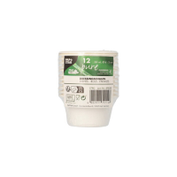 Papstar 12 Dressingschalen, Zuckerrohr "pure"...