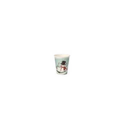 50 Trinkbecher, Pappe &quot;To Go&quot; 0,2 l &Oslash; 8 cm &Acirc;&middot; 9,2 cm &quot;Snowtime&quot;