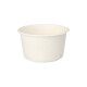 Papstar 50 Suppenbecher, Zuckerrohr "pure" 350 ml &Oslash; 10 cm x 6,4 cm weiss