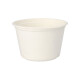 Papstar 50 Suppenbecher, Zuckerrohr "pure" 600 ml &Oslash; 14 cm x 9 cm weiss