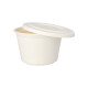 Papstar 50 Suppenbecher, Zuckerrohr "pure" 600 ml &Oslash; 14 cm x 9 cm weiss