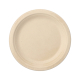 Papstar 12 Teller, Zuckerrohr "pure" ungeteilt &Oslash; 18 cm x 2 cm natur