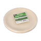 Papstar 12 Teller, Zuckerrohr "pure" ungeteilt &Oslash; 23 cm x 2 cm natur