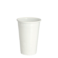 100 Trinkbecher, PP 0,2 l &Oslash; 7,03 cm x 9,9 cm weiss