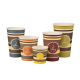 50 Trinkbecher, Pappe "To Go" 0,4 l &Oslash; 9 cm x 13,9 cm