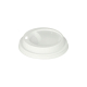100 Dom-Deckel, PS "To Go" rund &Oslash; 9 cm x 1,8 cm weiss