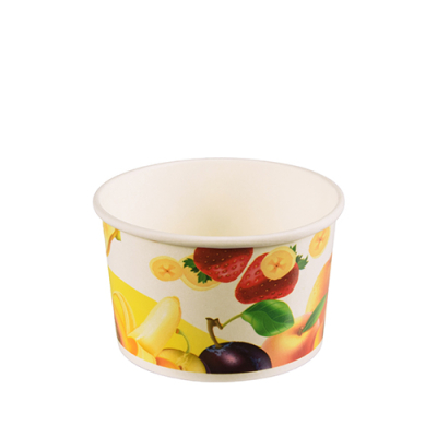 50 Eisbecher, Pappe rund 200 ml &Oslash; 9,5 cm x 6 cm
