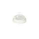 50 Dom-Deckel, PS "To Go" rund &Oslash; 6 cm x 2 cm weiss