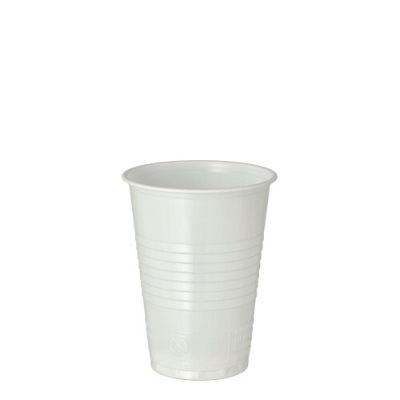100 Trinkbecher, PS automateng&auml;ngig 0,18 l &Oslash; 7,03 cm x 9,1 cm weiss