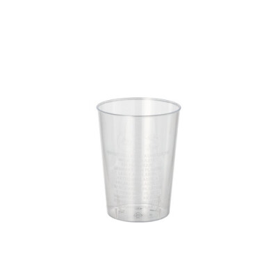 45 Trinkbecher PS 0,07 l &Oslash; 5 cm x 6,5 cm glasklar