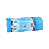 15 M&uuml;lls&auml;cke mit Zugband, LDPE 120 l 100 cm x...