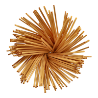 Papstar 150 Trinkhalme, Stroh "pure" &Oslash; 4 mm x 23 cm