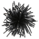 Papstar 100 Trinkhalme, Papier &Oslash; 6 mm x 22 cm schwarz flexibel