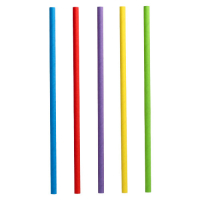 Papstar 100 Shake-Halme, Papier &Oslash; 8 mm x 25 cm farbig sortiert