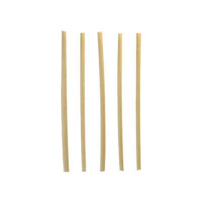 Papstar 250 Cocktail Trinkhalme, Stroh "pure" &Oslash; 4 mm x 15 cm