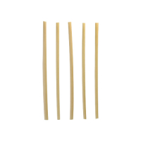 Papstar 250 Cocktail Trinkhalme, Stroh "pure" &Oslash; 4 mm x 15 cm