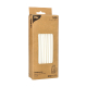 Papstar 100 Trinkhalme, Papier &Oslash; 6 mm x 20 cm weiss