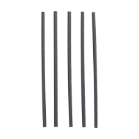 Papstar 100 Trinkhalme, Papier &Oslash; 6 mm x 20 cm schwarz