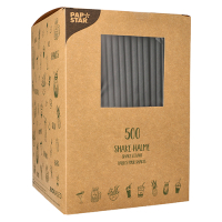 Papstar 500 Shake-Halme Papier &Oslash; 8 mm x 25 cm schwarz