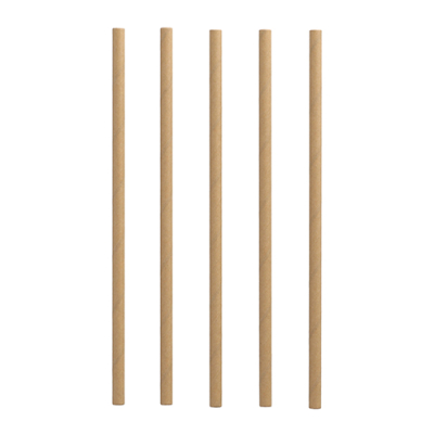 Papstar 100 Shake-Halme, Papier &Oslash; 8 mm x 25 cm braun