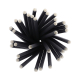 Papstar 100 Shake-Halme Papier &Oslash; 10 mm x 21 cm schwarz