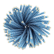 Papstar 100 Trinkhalme, Papier &Oslash; 6 mm x 20 cm "Bayrisch Blau"