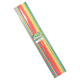 Papstar 50 Trinkhalme, Maxi Papier &Oslash; 6 mm x 80 cm farbig sortiert