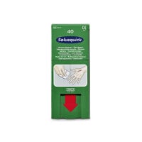 40 &quot;Cederroth&quot; Wipes Salvequick Wundreiniger refill f&uuml;r Savett-Spender REF 51011006