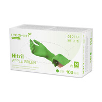 100 &quot;Medi-Inn&Acirc;&reg; Classic&quot; Handschuhe, Nitril puderfrei apfelgr&uuml;n &quot;Nitril Apple Green&quot; Gr&ouml;&szlig;e M