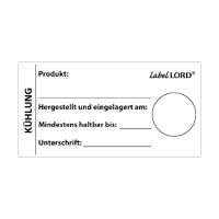 250 &quot;LabelLord&quot; Etiketten 37 mm x 64 mm weiss...