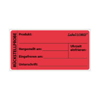 1000 &quot;LabelLord&quot; Etiketten 40 mm x 113 mm rot...