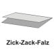 250 Blatt Handtuchpapier V-Falz 23 cm x 25 cm natur Zick Zack, 1-lagig