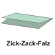 250 Blatt Handtuchpapier V-Falz 23 cm x 25 cm gr&uuml;n Zick Zack, 1-lagig