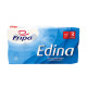 8 Rollen Toilettenpapier, 3-lagiges Tissue &Oslash; 12 cm x 11 cm x 9,5 cm hochweiss "Edina" 250 Blatt