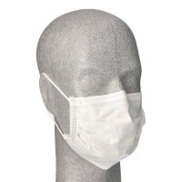 50 Medi-Inn&reg; Mundschutz Type II 3-lagig 9 cm x 17,5 cm weiss mit Nasenb&uuml;gel