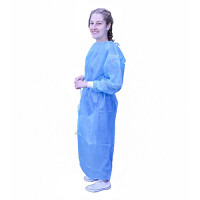 10 Medi-Inn&reg; Schutzkittel 139 cm x 139 cm blau