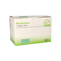 50 Medi-Inn&reg; Mundschutz Type IIR 3-lagig 9 cm x 17,5...