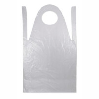 100 Medi-Inn&reg; Sch&uuml;rzen, PE 75 cm x 125 cm weiss PLUS, geh&auml;mmert