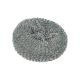 10 Topfreiniger, Draht rund &Oslash; 13 cm x 4,5 cm silber , kratzend