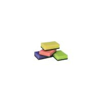 10 Topfreiniger, Schwamm 2 cm x 7,5 cm x 5 cm farbig...