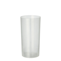 10 Mehrweg-Gl&auml;ser f&uuml;r Longdrinks PP 0,2 l &Oslash; 5,5 cm x 10,9 cm transluzent unzerbrechlich