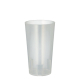 10 Mehrweg-Trinkbecher 0,2 l &Oslash; 6,5 cm x 11,4 cm transluzent unzerbrechlich