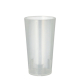 10 Mehrweg-Trinkbecher 0,3 l &Oslash; 7 cm x 13 cm transluzent unzerbrechlich