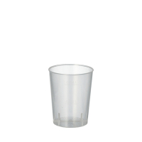 50 Mehrweg-Gl&auml;ser f&uuml;r Schnaps PP 4 cl &Oslash; 4,3 cm x 5,2 cm unzerbrechlich