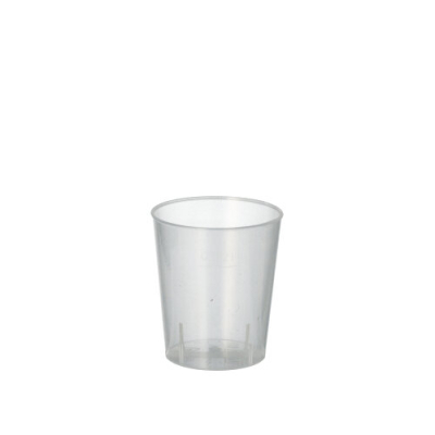 50 Mehrweg-Gl&auml;ser f&uuml;r Schnaps PP 2 cl &Oslash; 3,7 cm x 4,2 cm unzerbrechlich