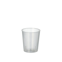 50 Mehrweg-Gl&auml;ser f&uuml;r Schnaps PP 2 cl &Oslash; 3,7 cm x 4,2 cm unzerbrechlich