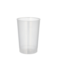 10 Mehrweg-Trinkbecher PP 0,2 l &Oslash; 6,8 cm x 9,8 cm transluzent unzerbrechlich